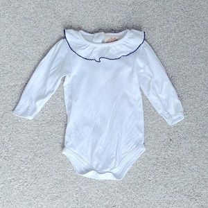 The Beaufort Bonnet Company Ruffle Neck Onesie